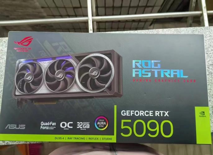 显卡三风扇散热系统特写