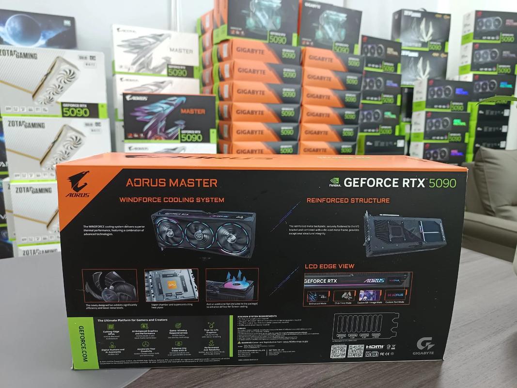 Gigabyte AORUS显卡RGB灯光效果