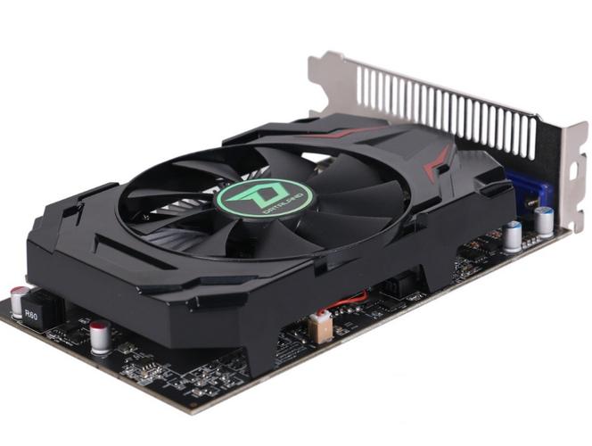 Graphics card in benchmark testing setup