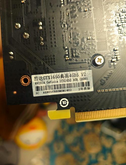 Close-up of PC graphics card components
