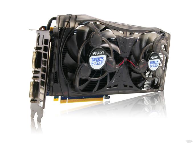 GTX560显卡散热风扇特写