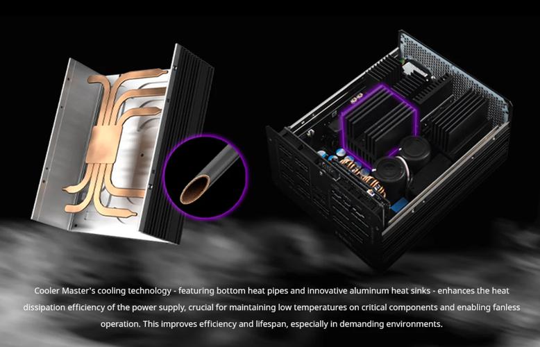 Fanless graphics card cooling fins close-up