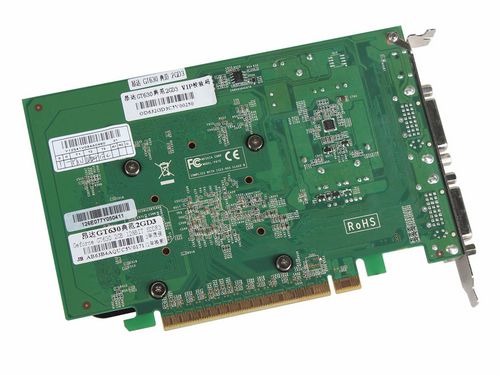 NVIDIA graphics card on table