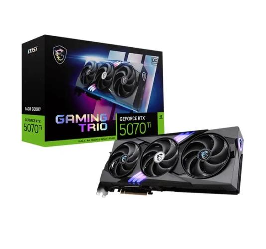 MSI RTX 5070 Ti INSPIRE graphics card close-up design