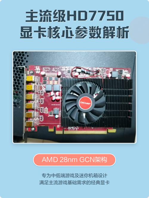 Radeon HD 7750 graphics card technical specifications view