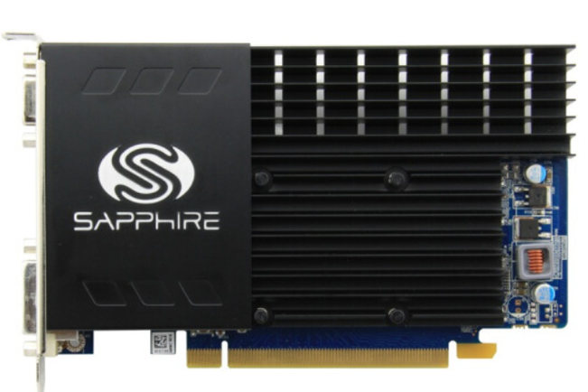 Graphics card in PC case during testing