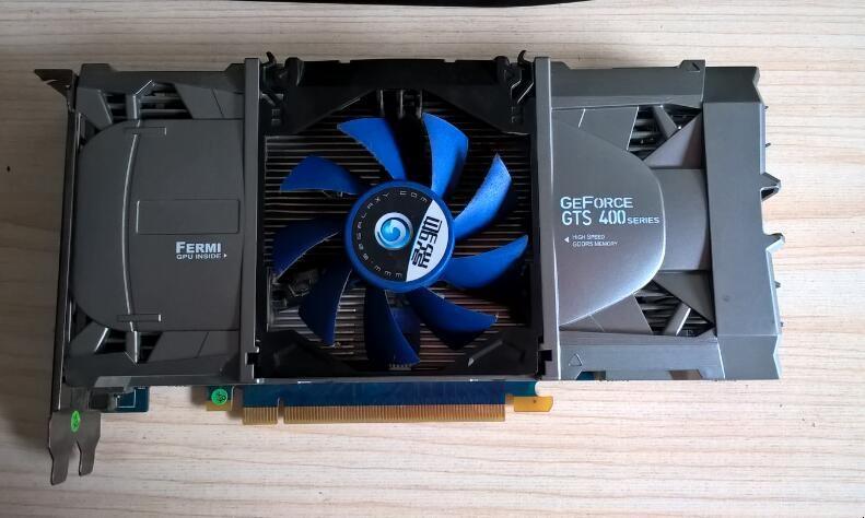 PC interior with installed graphics card