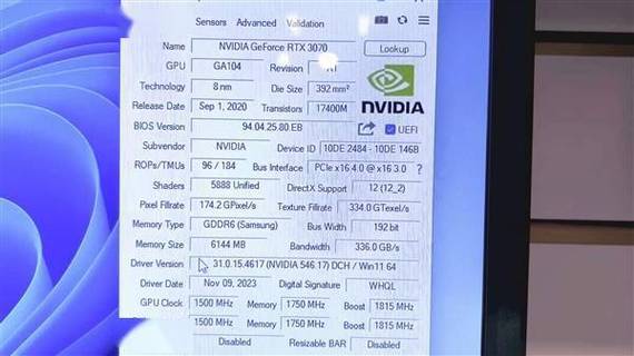 RTX graphics card hardware specifications closeup