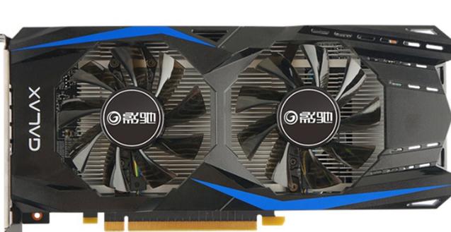 GTX 950 graphics card close-up view