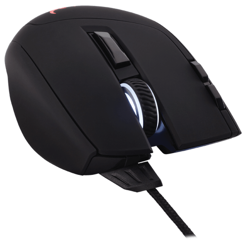 Professional gaming mouse on modern desk