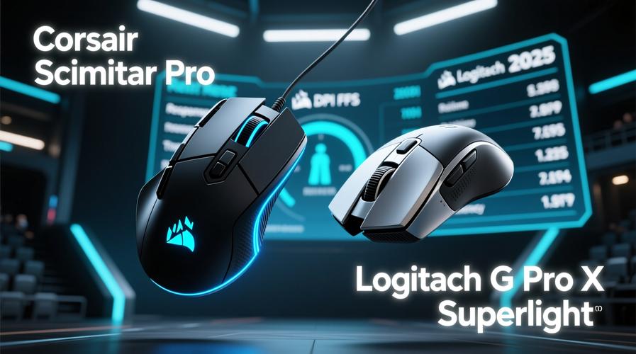 粉色背景游戏鼠标产品图