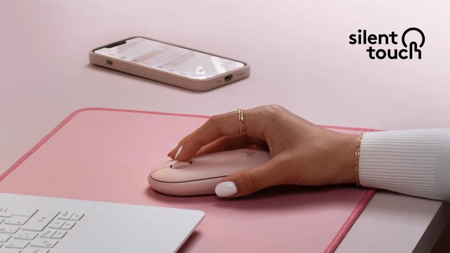 白色无线鼠标规格展示