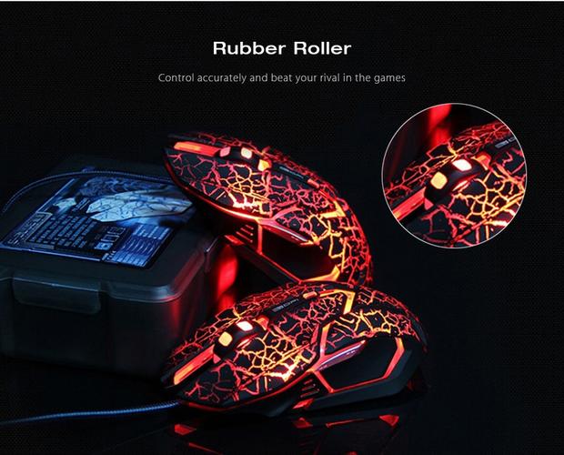 游戏鼠标侧面设计展示