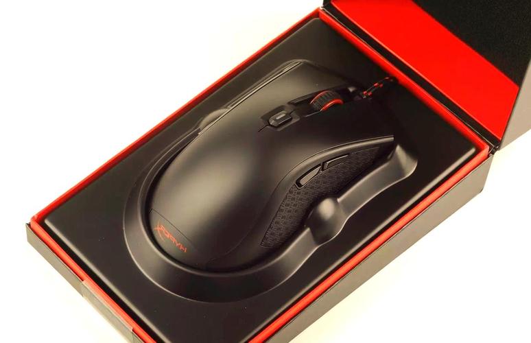 RGB gaming mouse during intense gameplay