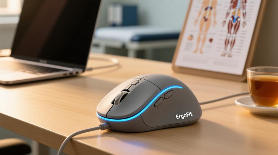 black computer mouse on desk