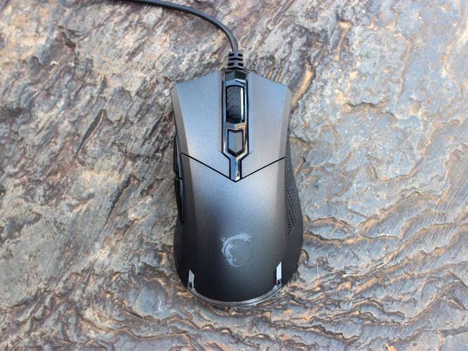 Gamer using mouse in action