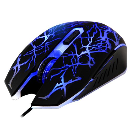 紫色桌面鼠标连接散热表现