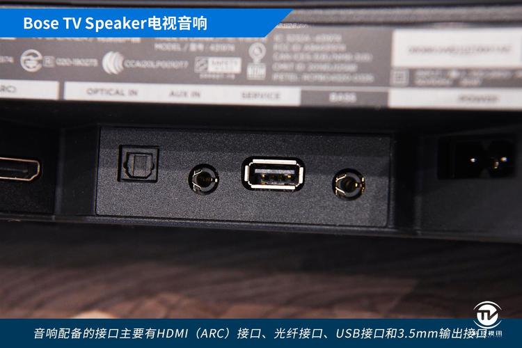 USB音箱接口和控制面板细节
