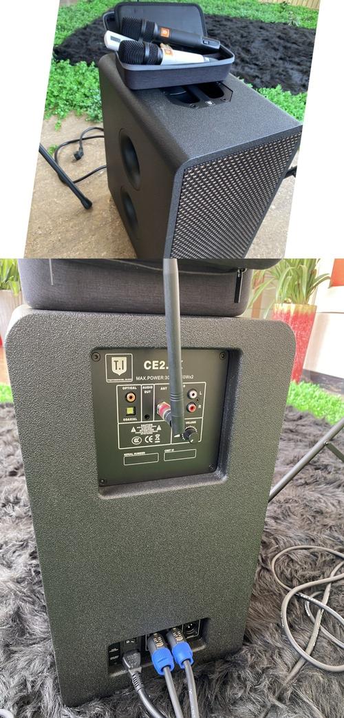 蓝色音箱播放效果