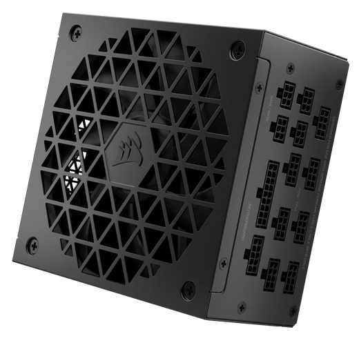 黑色电脑电源外观特写