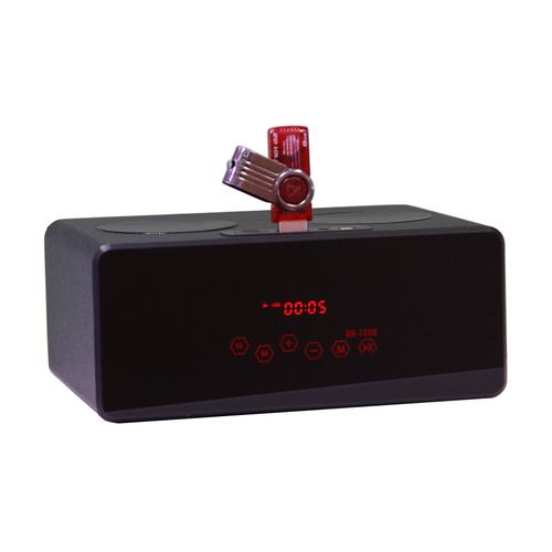 桌面音响播放音乐表现