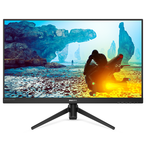 PC gaming rig with monitor thermal performance