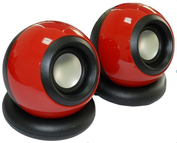 桌面音箱控制旋钮与单元细节