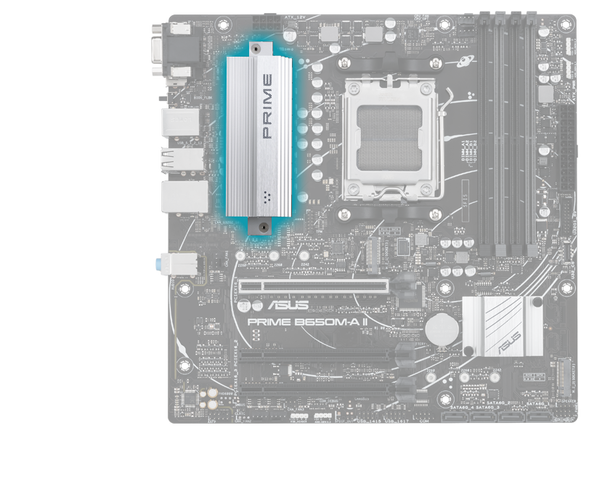 主板散热与供电区域