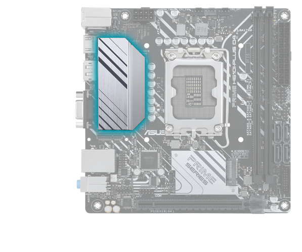 电脑硬件功耗散热特写