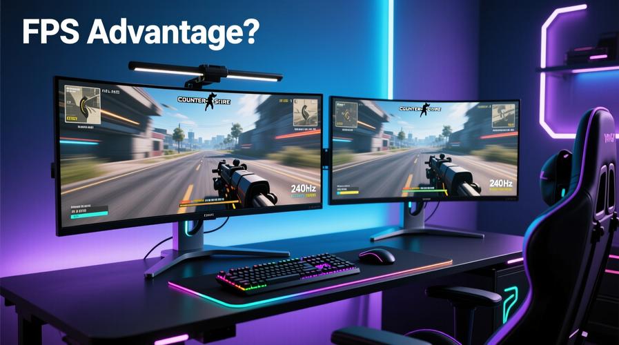 Modern dual monitor workspace performance