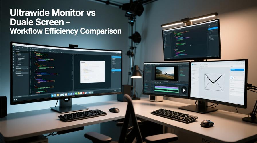 Modern desk with monitor purchase decision