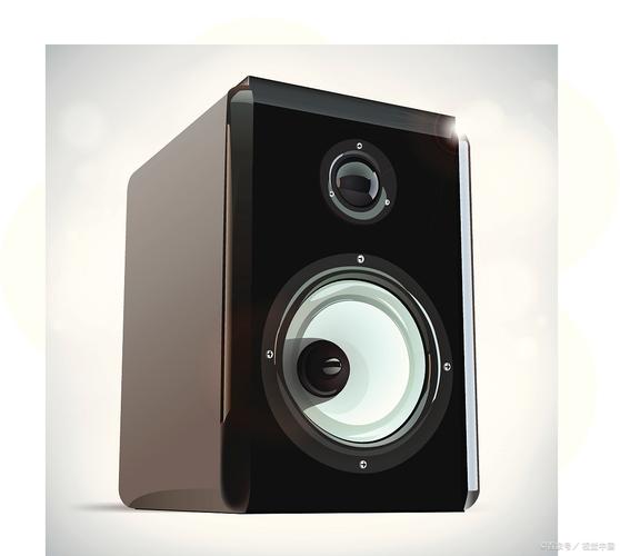 白色电脑音箱外观