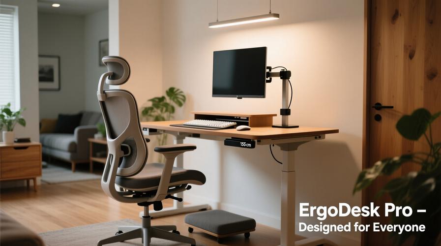 办公桌上的笔记本电脑与外设