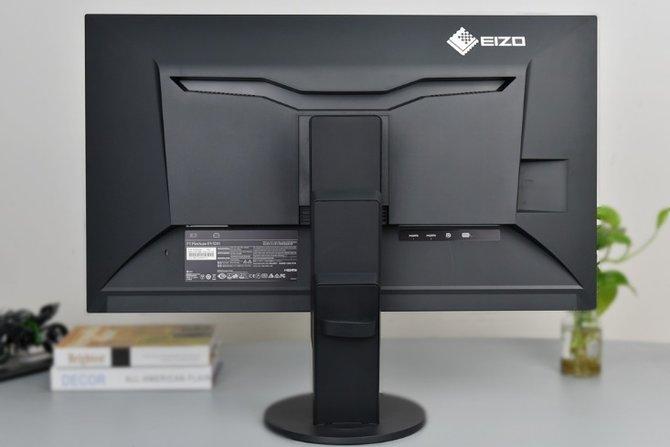 High-resolution IPS monitor screen detail