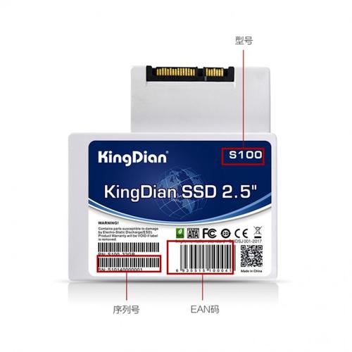 Internal components of SATA solid state drive