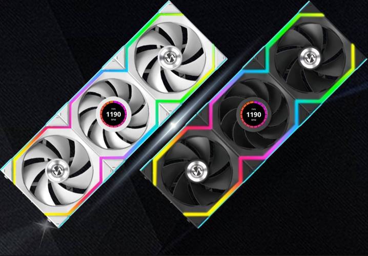 联力TL140黑色正叶风扇外观细节