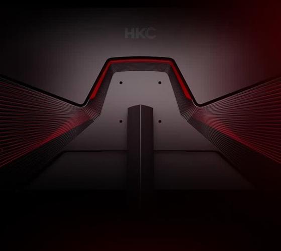 HKC IG27Q显示器侧面底座与壁挂接口细节