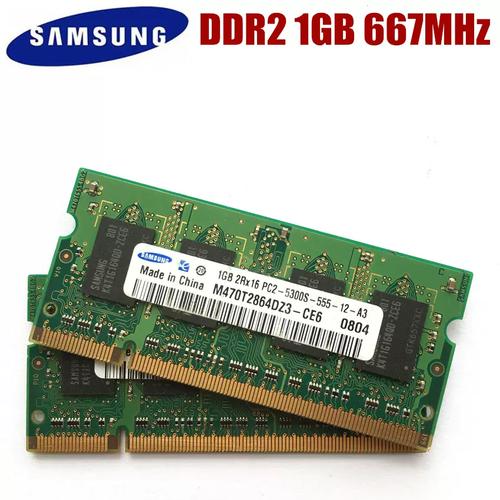 笔记本内存模块安装示意图