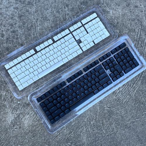 航世HB098巧克力迷你键盘外观浮动键帽特写