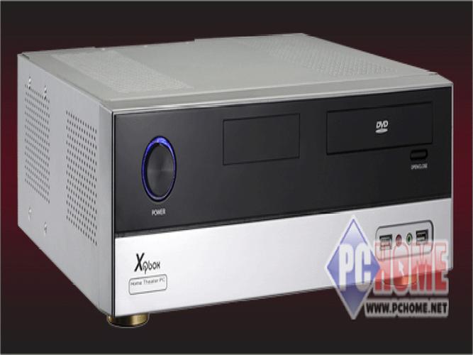 黑色HTPC机箱侧面细节与通风设计