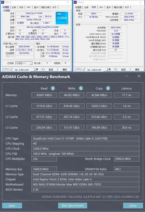 内存性能测试基准表现