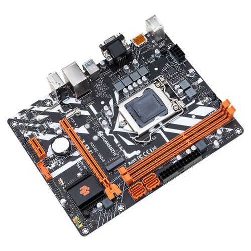 主板后置I/O接口与装饰细节