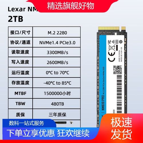 固态硬盘规格对比示意图