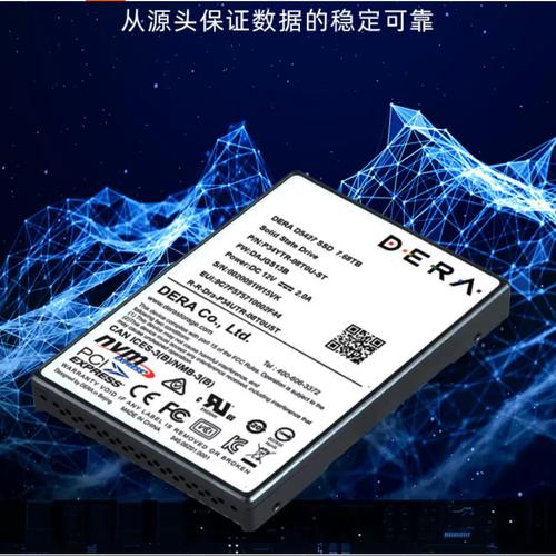 不同尺寸的固态硬盘并排展示