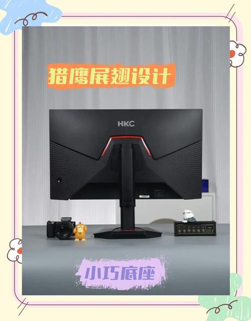 黑色电竞显示器桌面设置