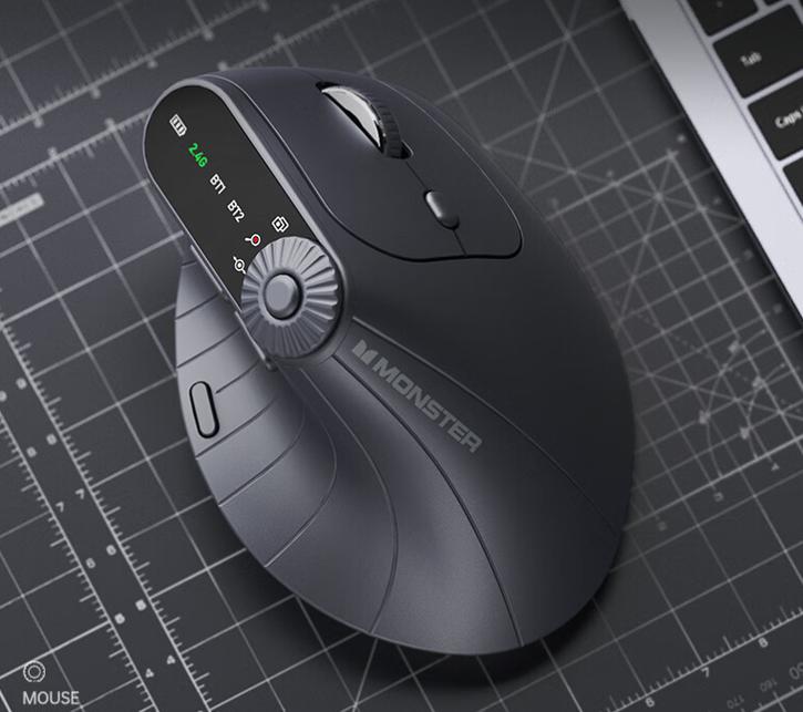 鼠标电池和充电示意图