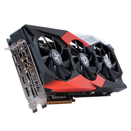 迪兰RX 6750XT显卡外观展示