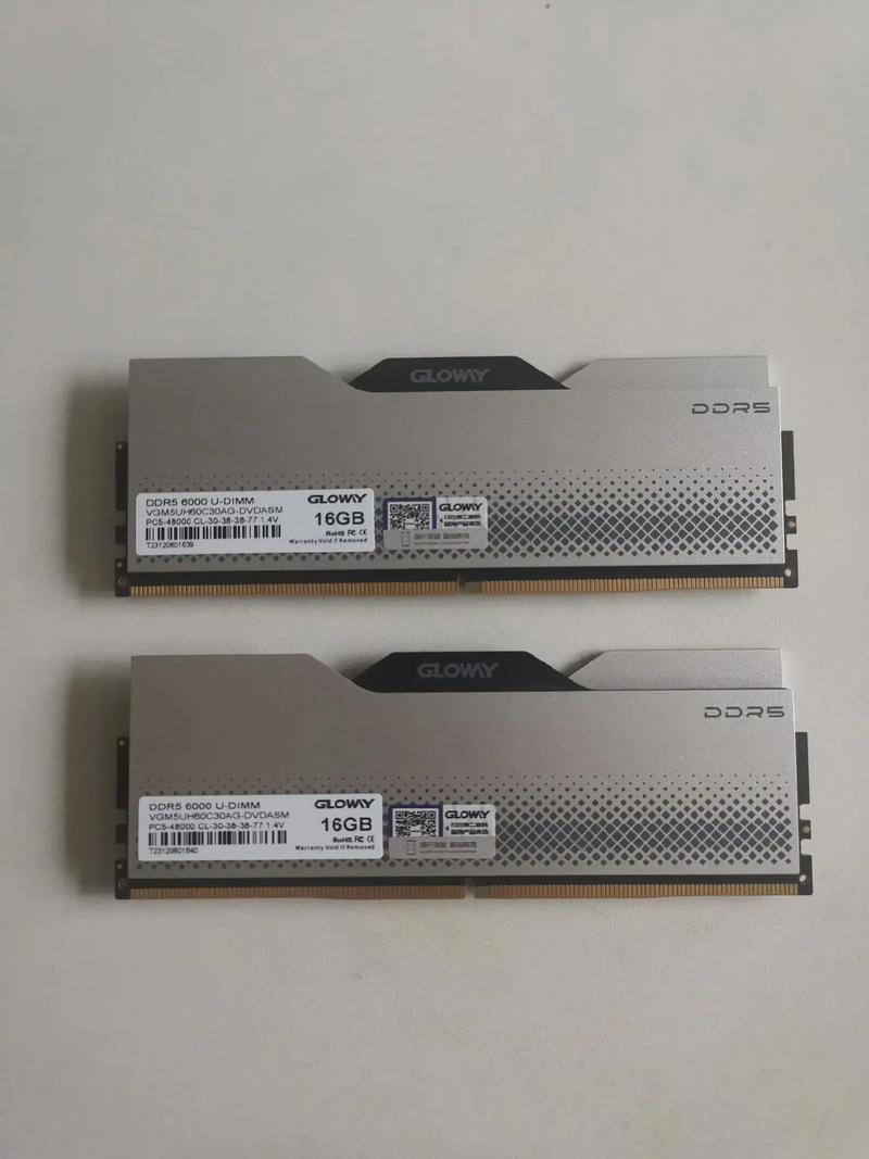 内存条规格对比示意图