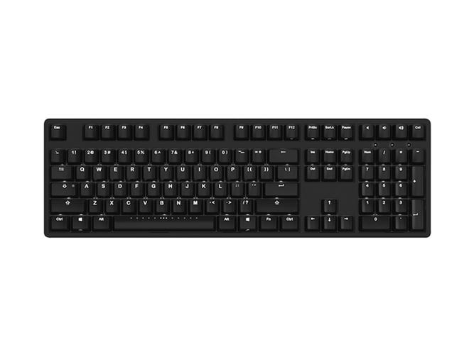 机械键盘外观设计，展示键帽和布局