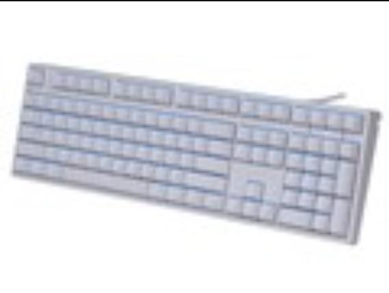 手在机械键盘上打字，展示性能使用场景